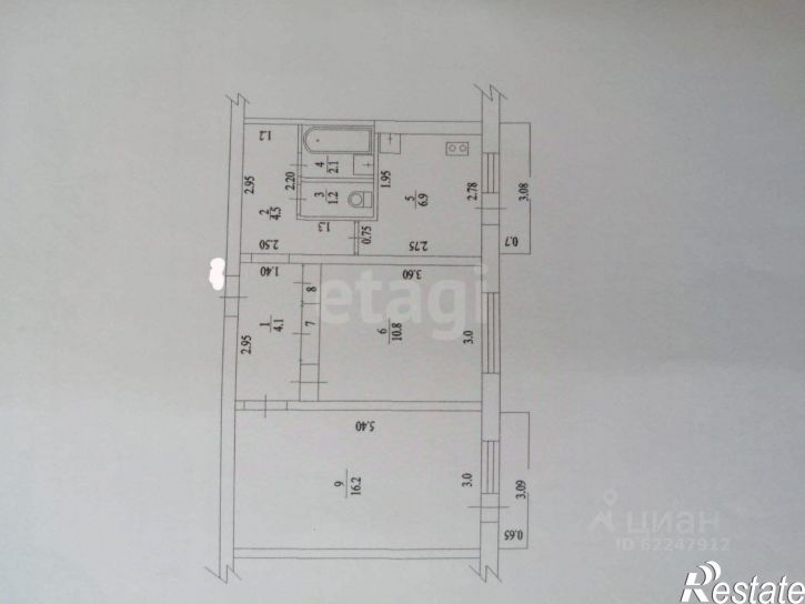 2-комн квартира ул Московская, 140,  д. 140