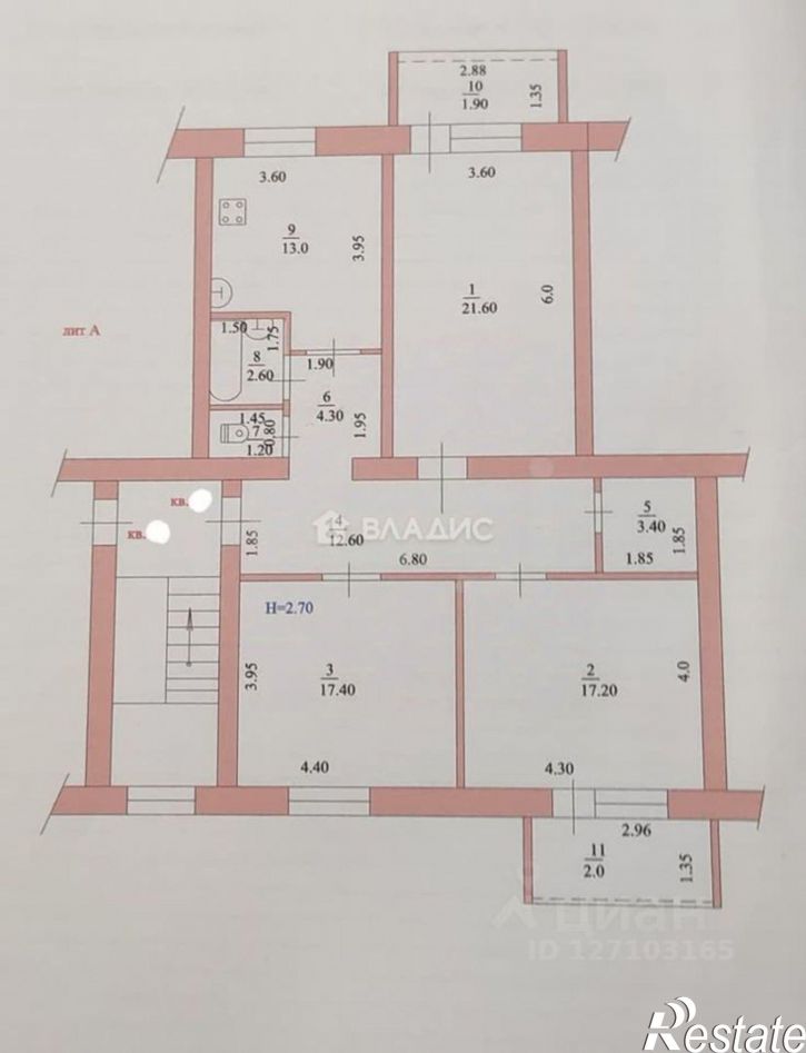 3-комн квартира улица Горького, 25/2,  д. 25/2