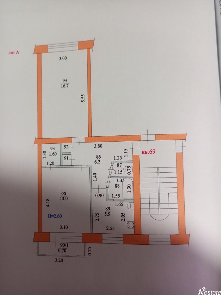 2-комн квартира Краснодарский край, г. Ейск, ул. Плеханова, 9/2