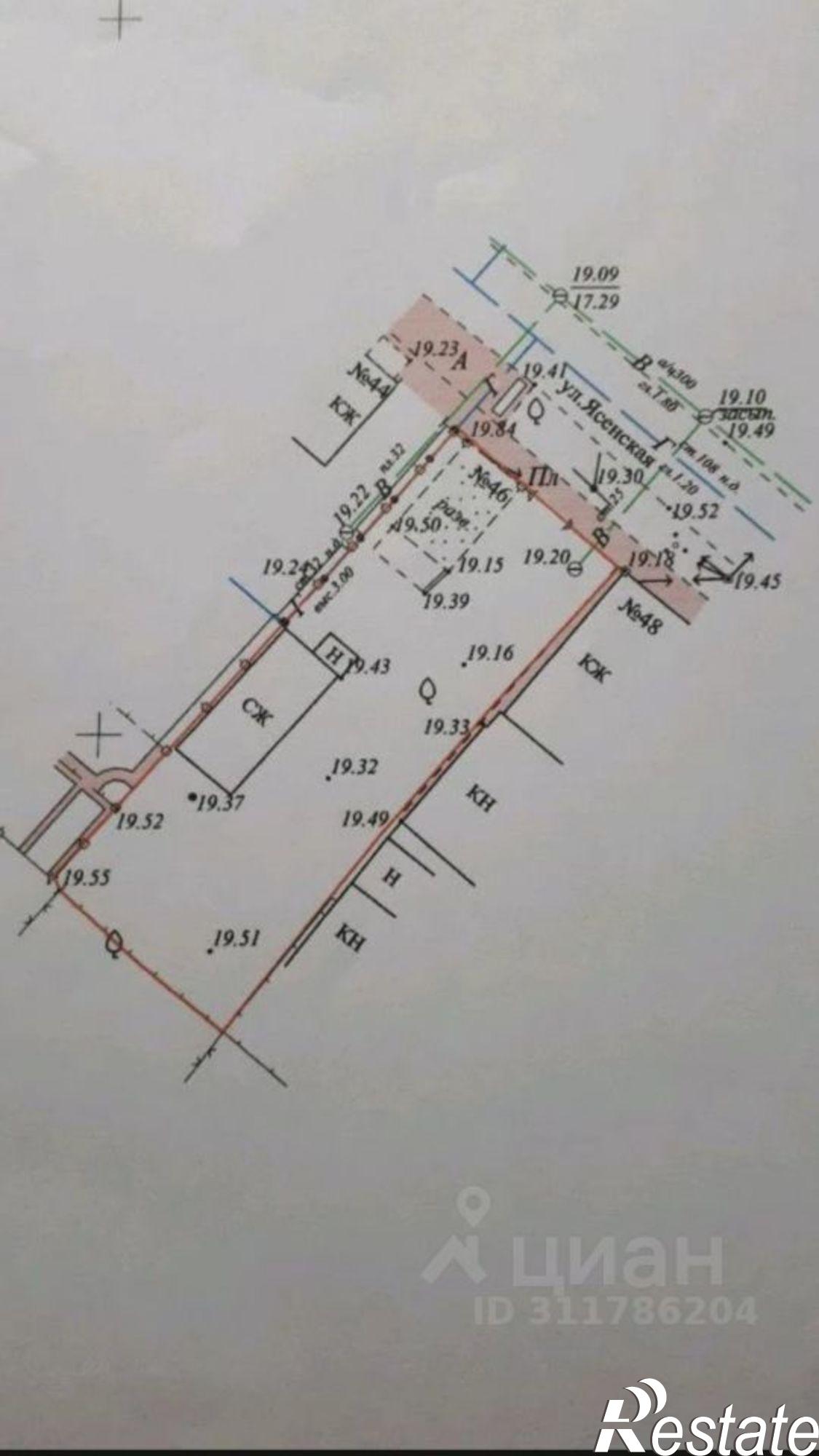Купить землю, земельный участок за 6 900 000 рублей на Ясенская улица, 46
