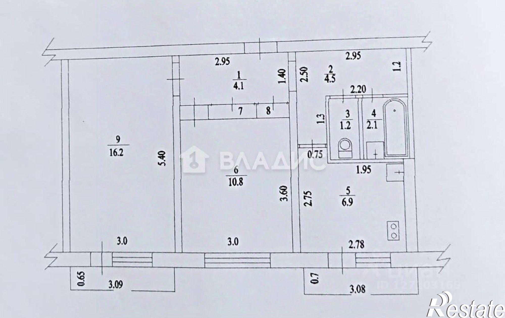 Купить квартиру за 4 100 000 рублей на ул Московская, 106