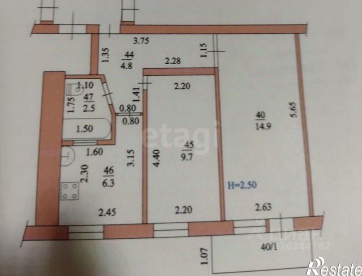 2-комн квартира Портовая аллея улица, 5,  д. 5