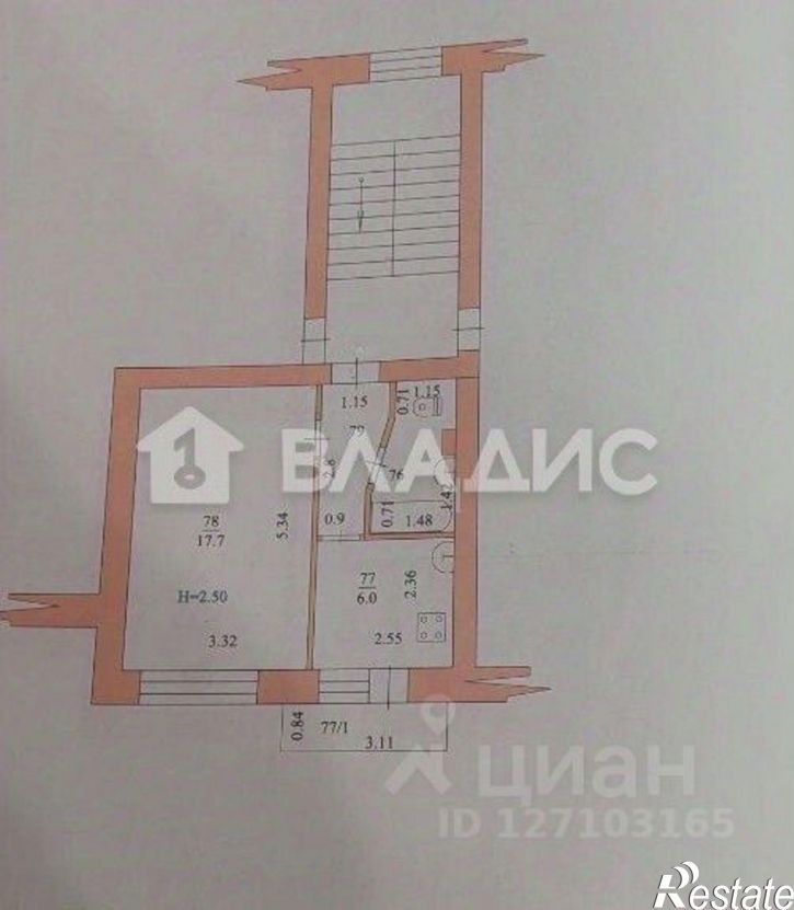 1-комн квартира Коммунистическая улица, 47/1,  д. 47/1