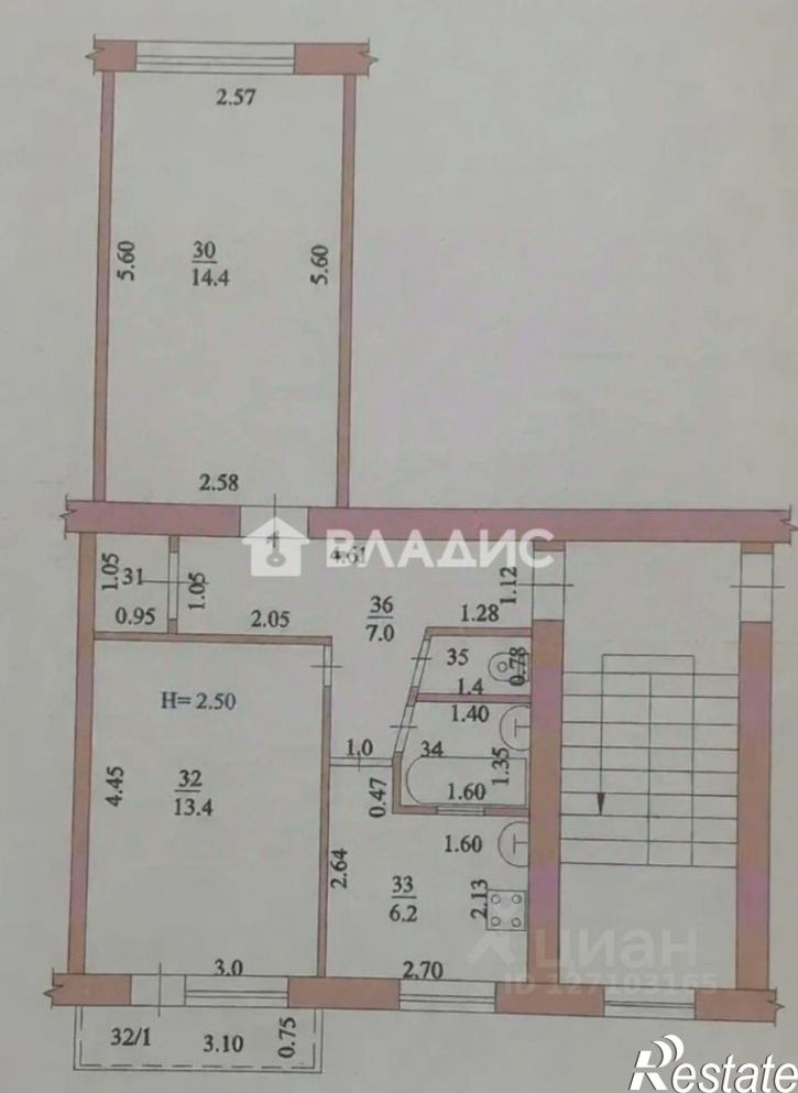 2-комн квартира улица Плеханова, 9,  д. 9