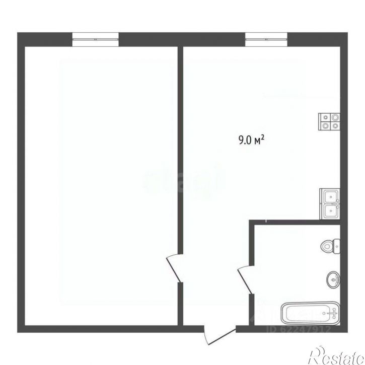 1-комн квартира Пионерская улица, 31,  д. 31