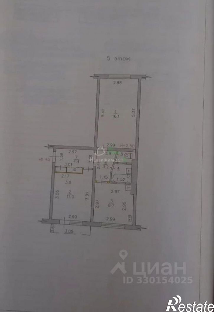 2-комн квартира Ясенская улица, 31/1,  д. 31/1