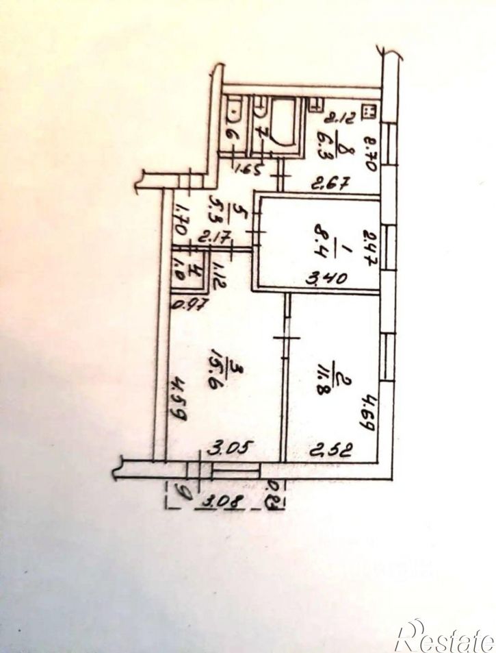 3-комн квартира Ясенская улица, 2Б,  д. 2Б