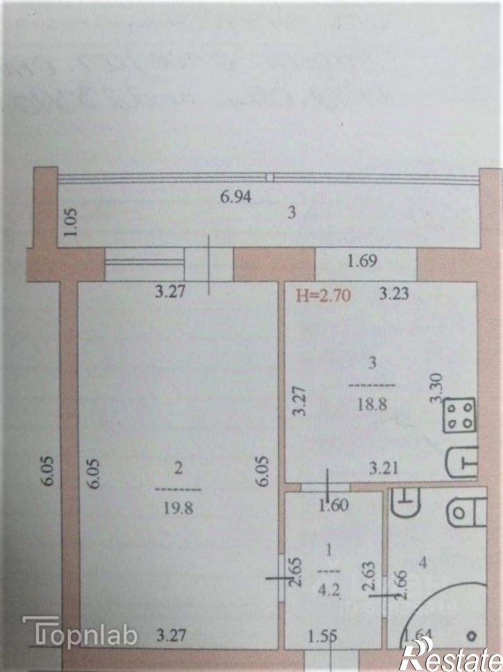 1-комн квартира улица Плеханова, 9/10,  д. 9/10