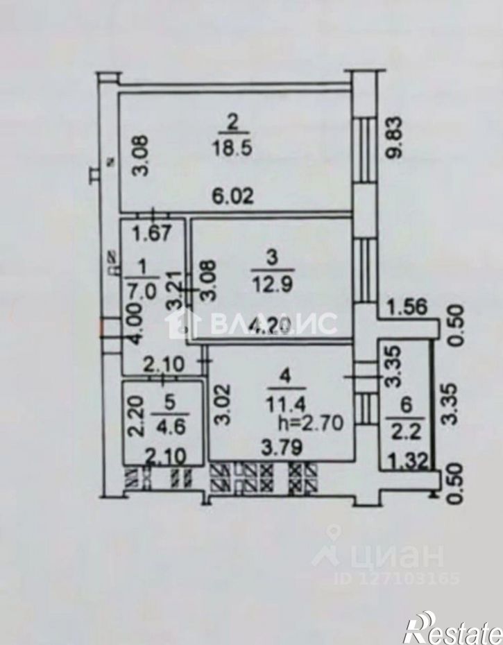 2-комн квартира ул Свободы, 38/2,  д. 38/2