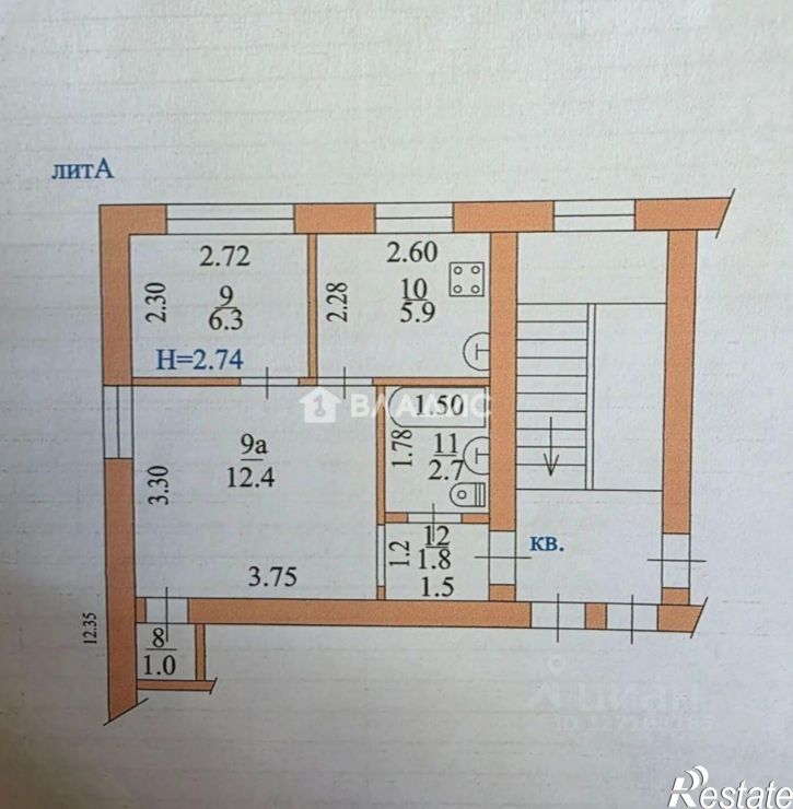 2-комн квартира ул Портовая аллея, 9,  д. 9