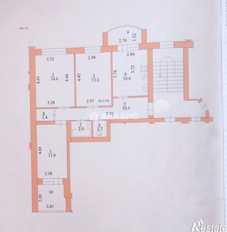 3-комн квартира ул Кирпичная, 17,  д. 17