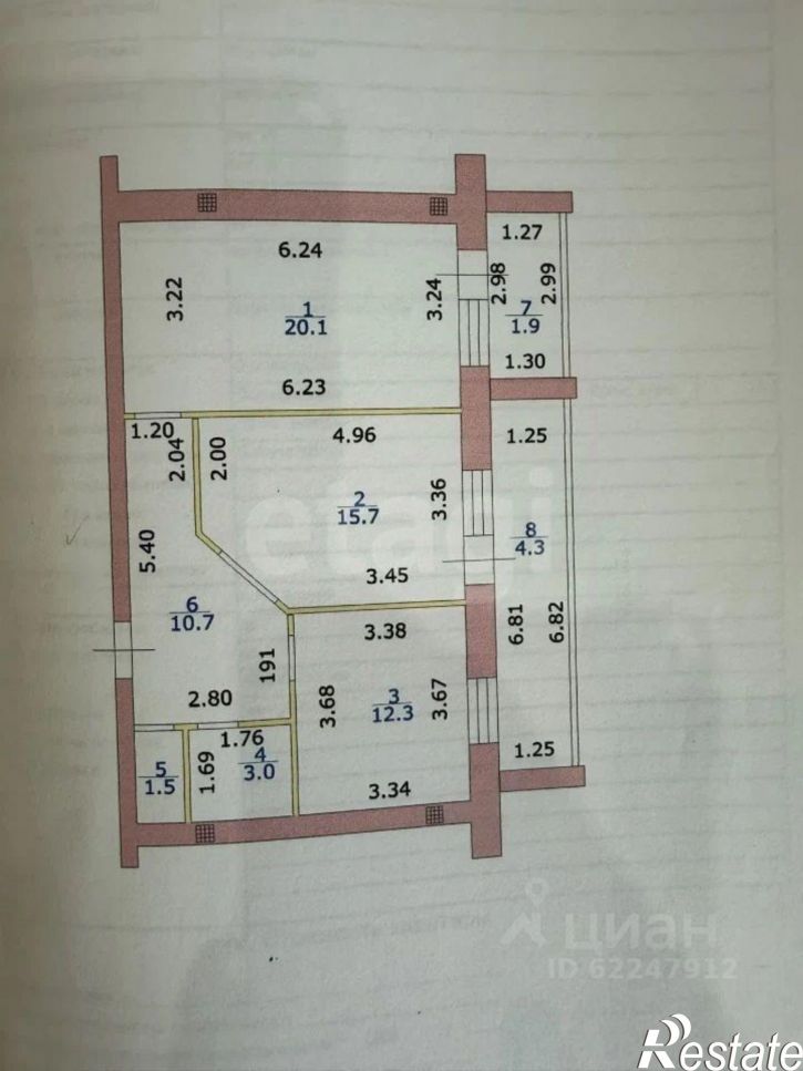 2-комн квартира ул Пионерская, 31,  д. 31