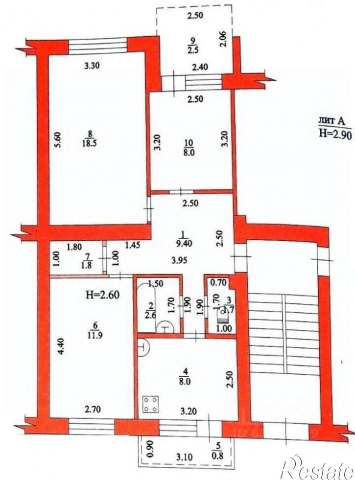 3-комн квартира ул Свердлова, 116/1,  д. 116/1