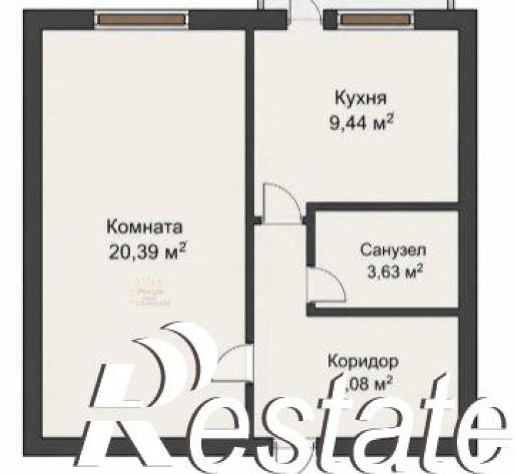 1-комн квартира улица Горького, 25/2,  д. 25/2